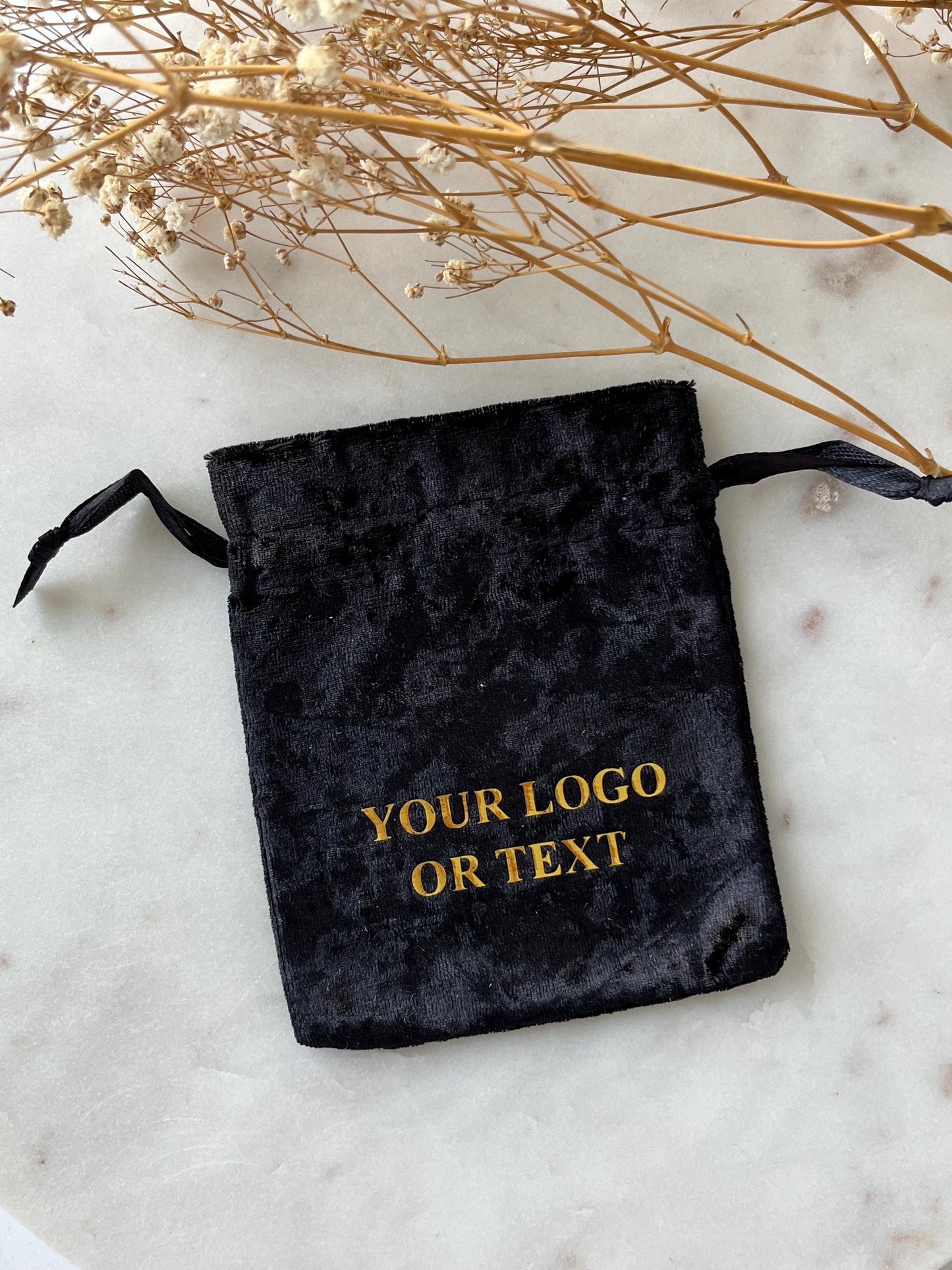 50 pcs Custom Logo Velvet Pouches, 4x5 inch Black Pouches , Custom Text Gift Bags, Wedding Gift Mini Bags, Burgundy Drawstring Bag