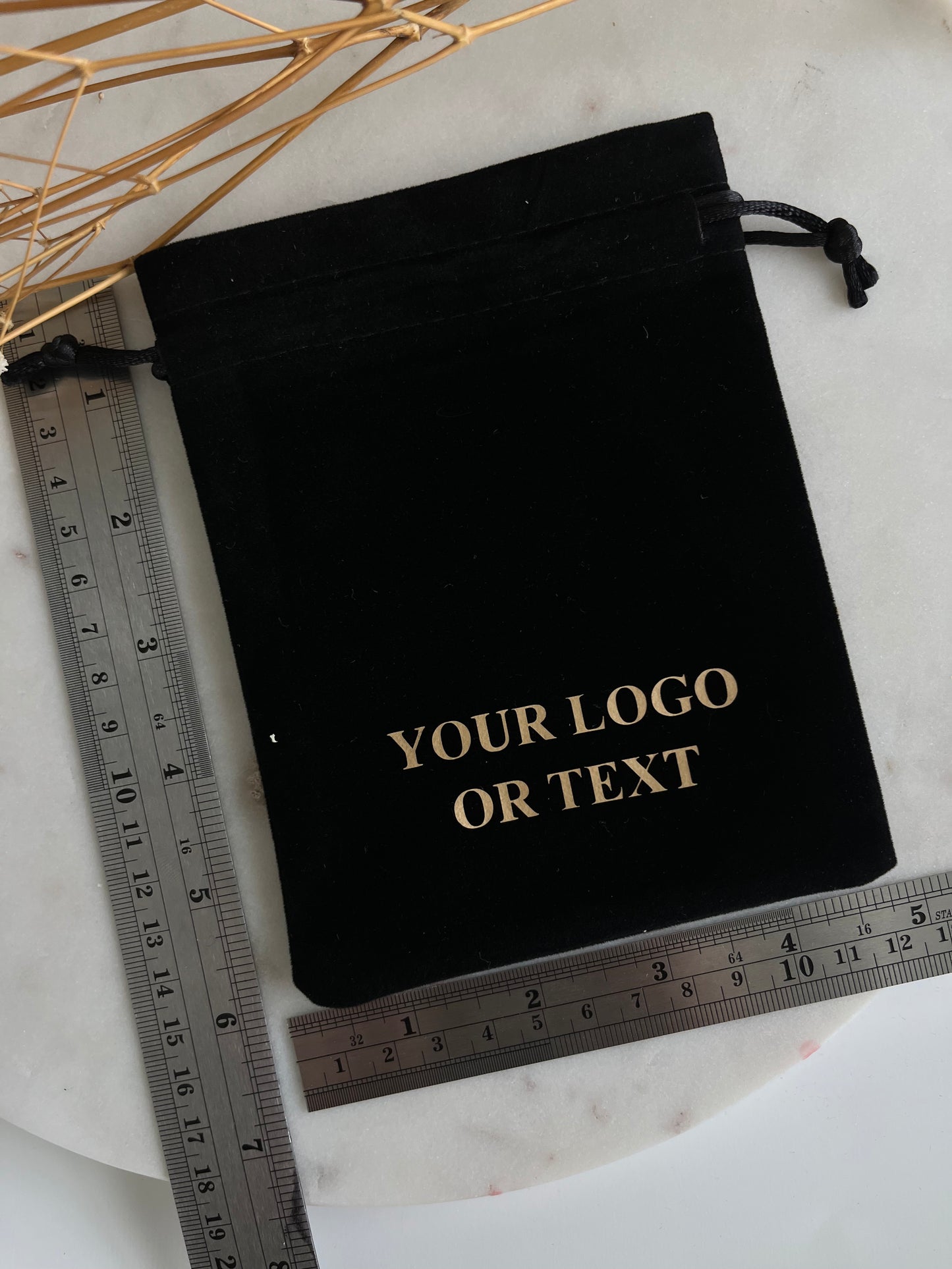 5x6 in 50 pcs Black Velvet Pouches, Velvet Pouches , Wedding Favor, Jewelry Gift Bags, Custom Text Mini Bags, Custom Logo Drawstring Bag