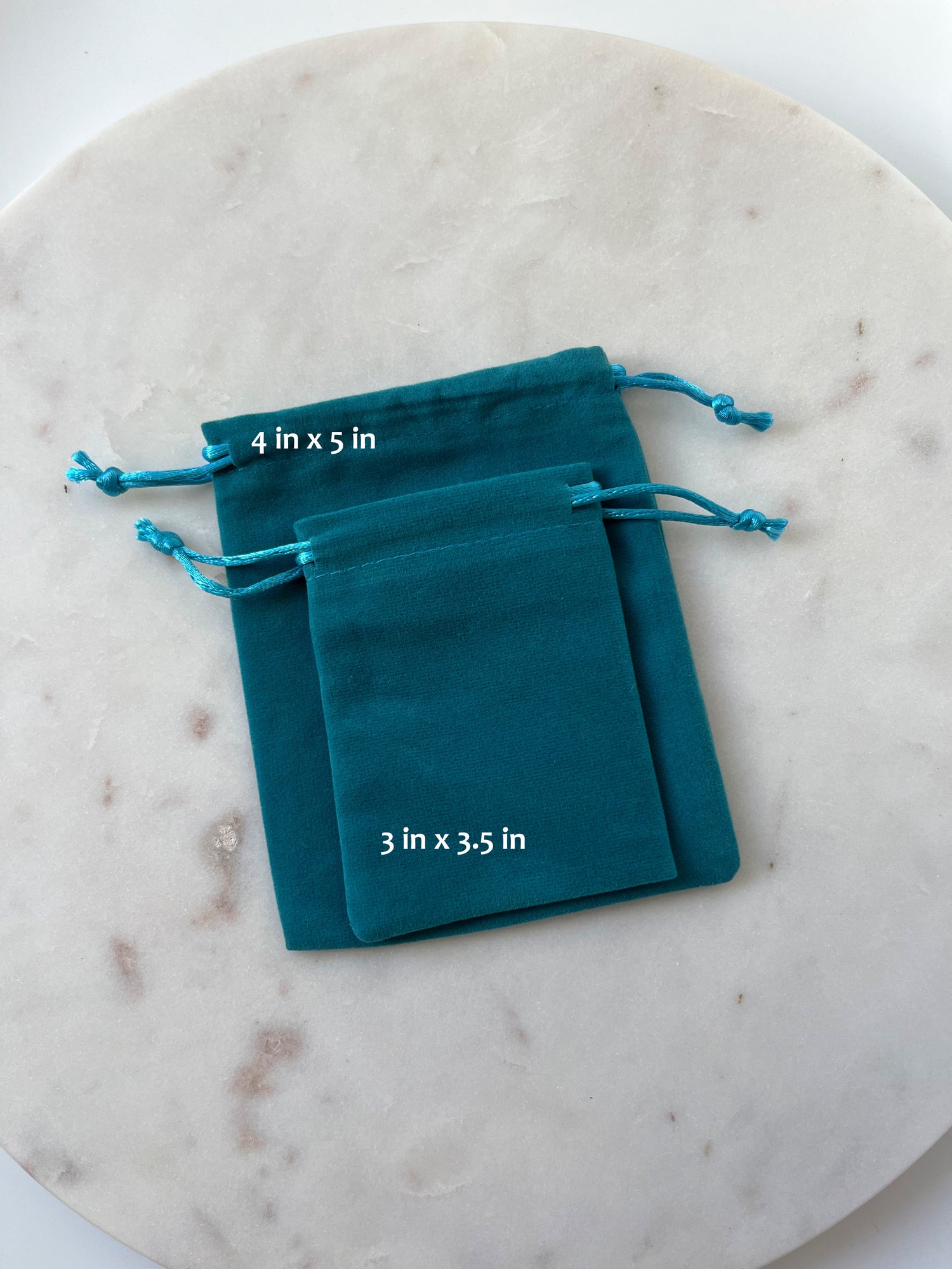 Velvet Drawstring Bags 3x3.5