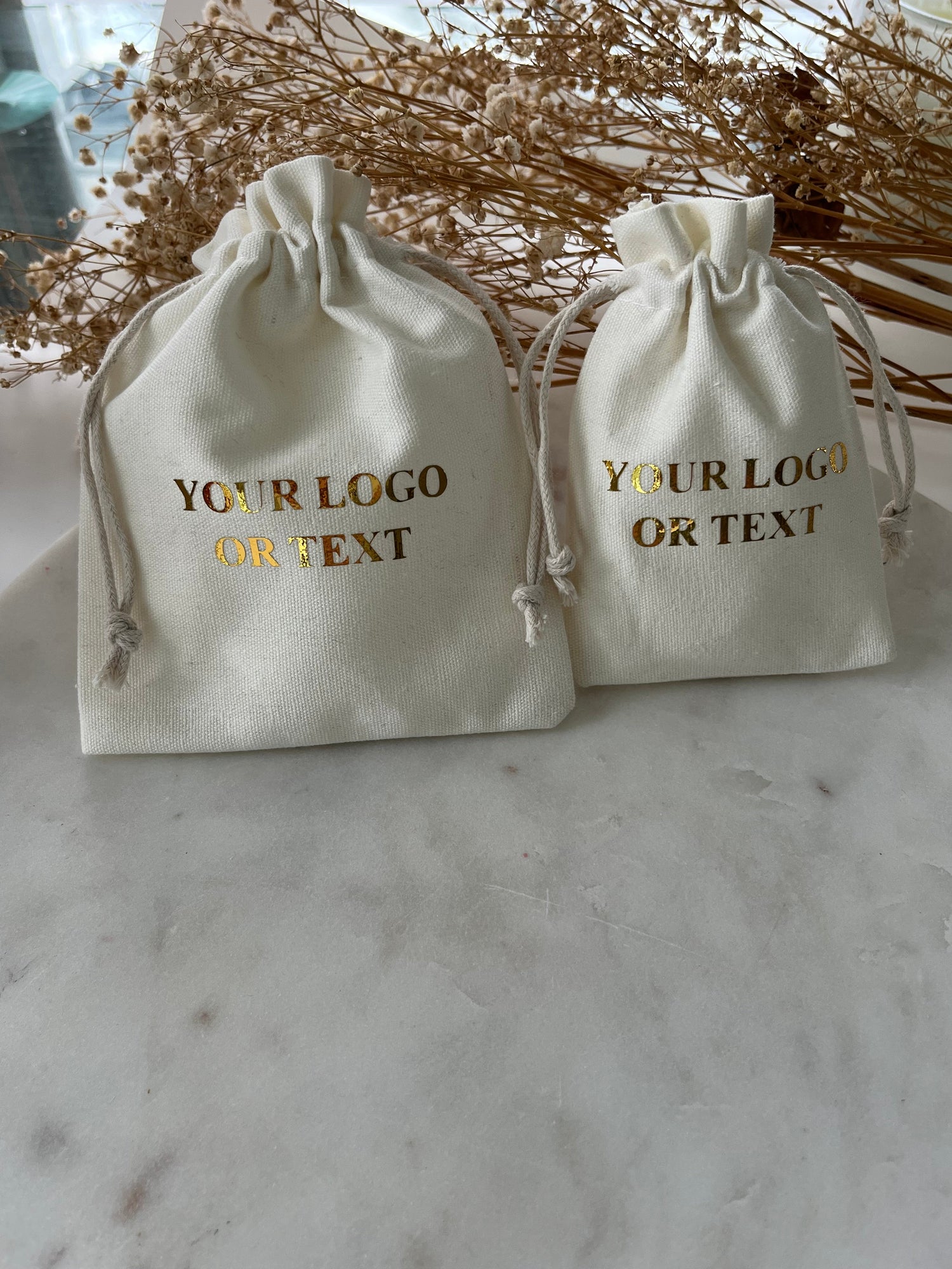 Canvas Drawstring Bags 4x5, 5x6