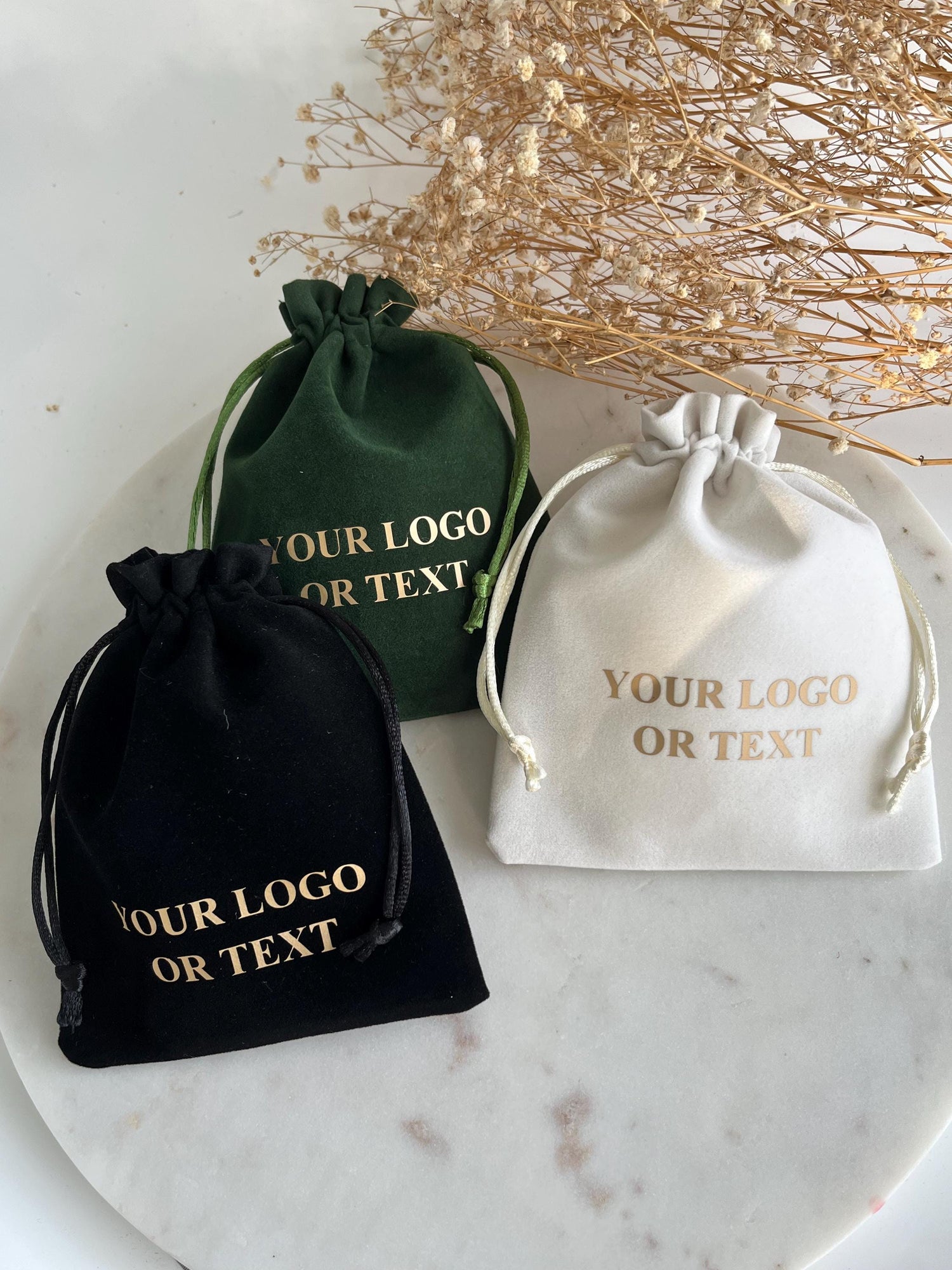 Velvet Drawstring Bags 5x6
