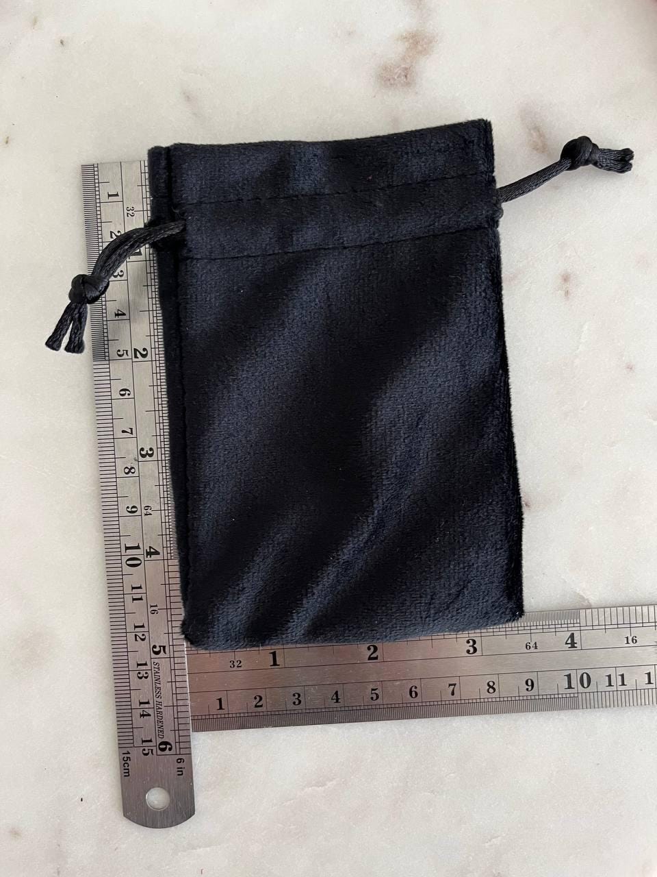 Personalized 4×5 Velvet Drawstring Bag – Custom Jewelry Pouch for Bridesmaids