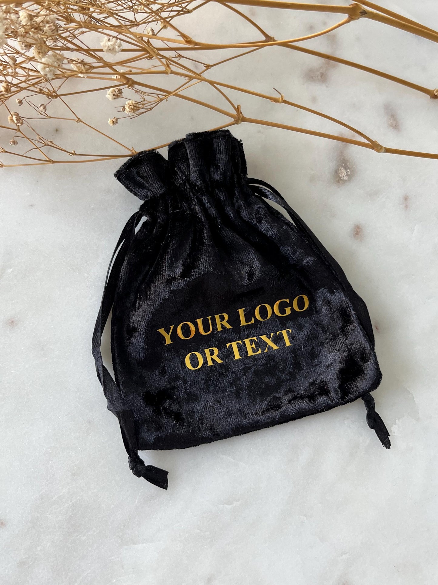 50 pcs Custom Logo Velvet Pouches, 4x5 inch Black Pouches , Custom Text Gift Bags, Wedding Gift Mini Bags, Burgundy Drawstring Bag